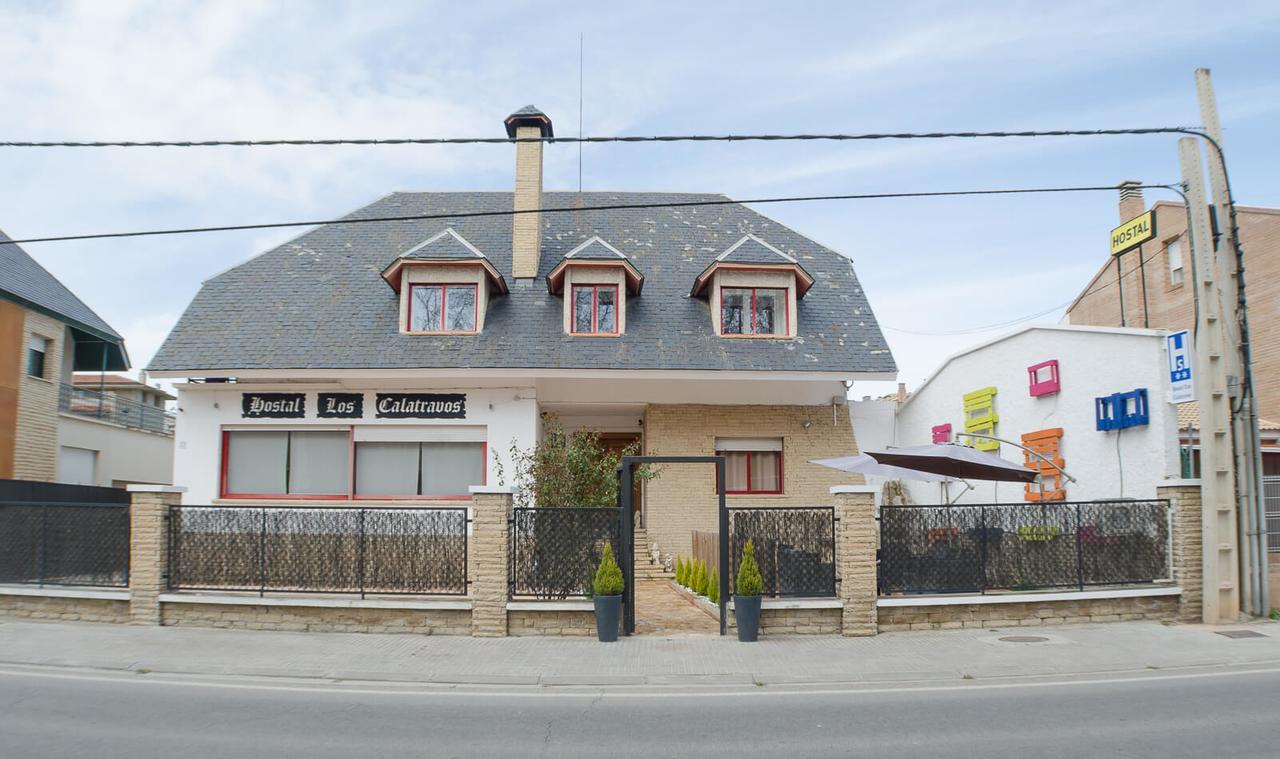 Hostal Los Calatravos Alcañiz Exterior foto